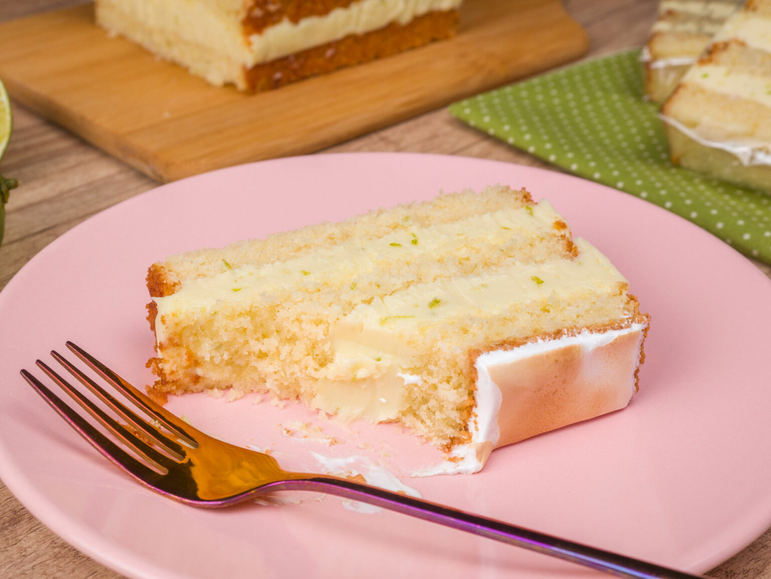 Slice Cake Trufado De Lim O Cook N Enjoy