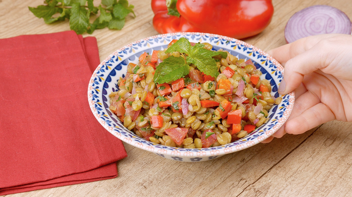 Salada de Lentilha - Cook'n Enjoy