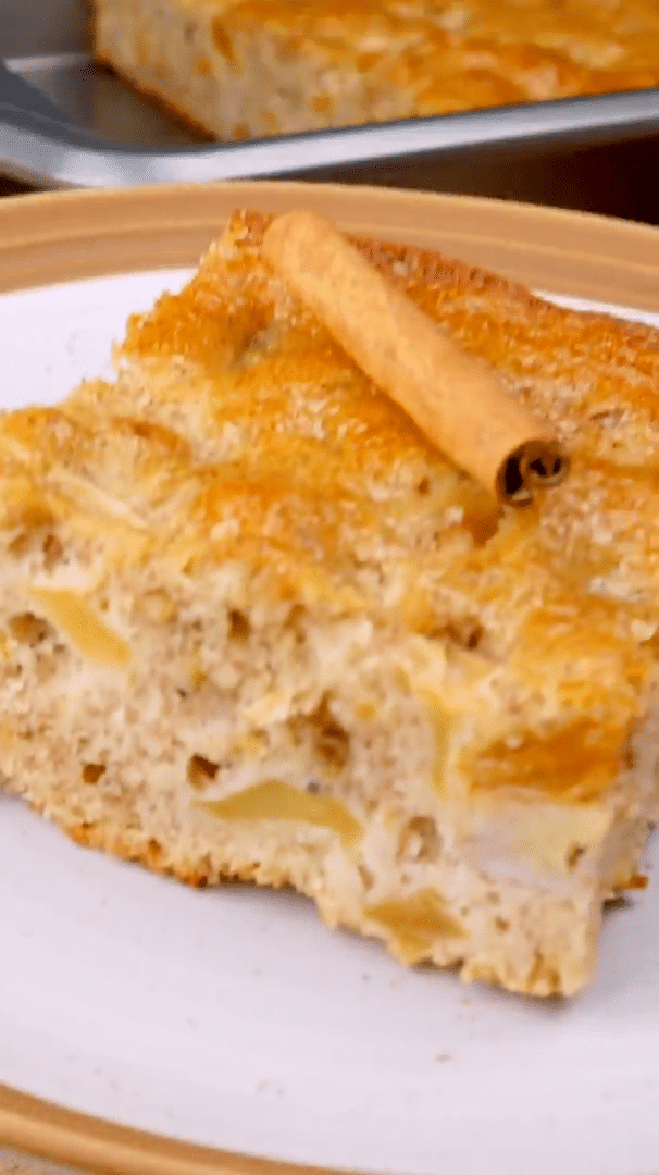 Bolo de banana e maçã sem farinha de trigo