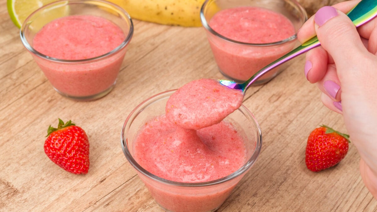 🍓🍌Alternativa saudável de Danoninho 🥭🍐